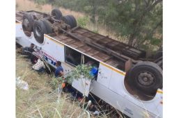 Chaos on the Road: Zambia-Bound Bus Andile Coaches Involved in An Accident, Several People Injured