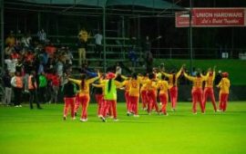 Zimbabwe Women’s Cricket team brings the trophy home