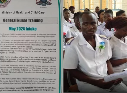 Ministry of Health and Child Care Removes O’Level Mathematics as a Requirement For General Nurse Training?