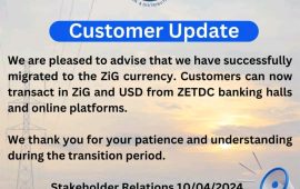 ZETDC Completes Transition to ZiG Currency, Resumes Selling Electricity Tokens in Local Currency