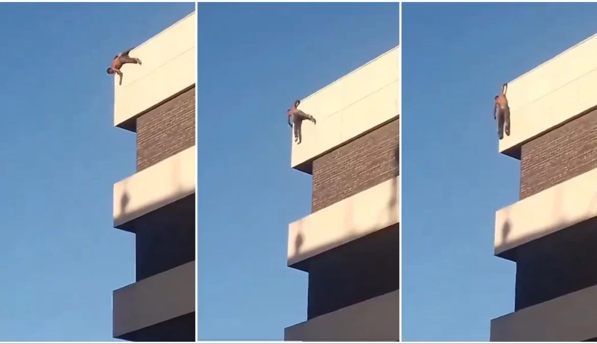 WATCH: Kwekwe Residents Shaken After Man Jumped Off A Building To His Death