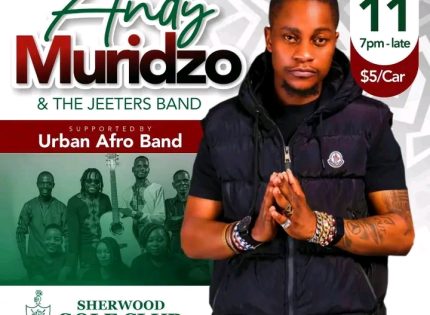 Andy Muridzo performing live at the Sherwood Golf Club