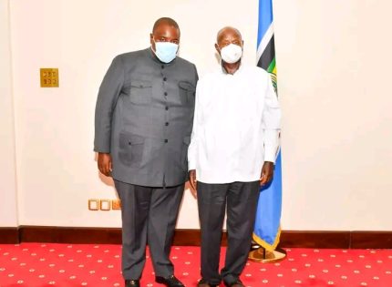 Sir Wicknell Meets with Uganda’s President Museveni in Kampala