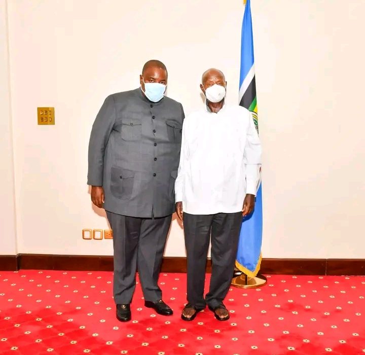 Sir Wicknell Meets with Uganda’s President Museveni in Kampala