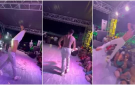 Holy Ten Wails After Fans Steal His Phone While Crowd Surfing During A Performance