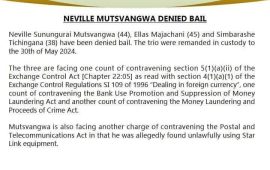 Neville Mutsvangwa denied bail