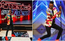 Zimbabwean Comedian Learnmore Jonasi In Tears After Winning The Golden Buzzer At AGT