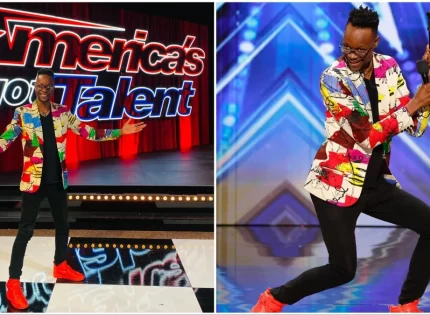 Zimbabwean Comedian Learnmore Jonasi In Tears After Winning The Golden Buzzer At AGT