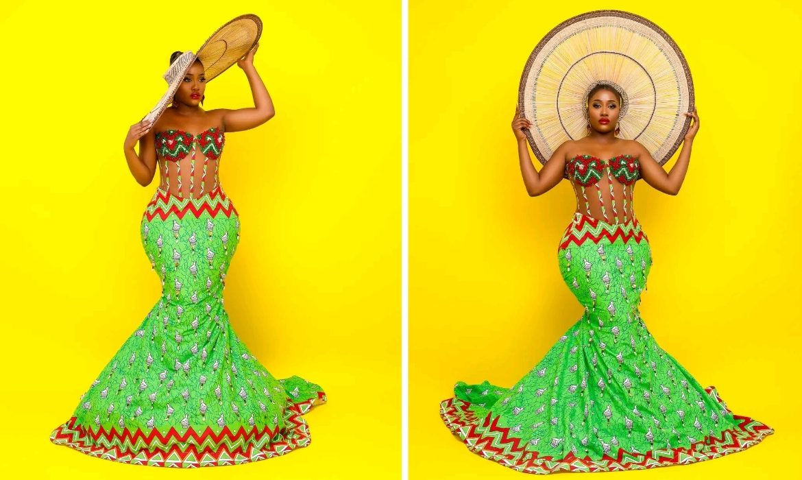 Video Vixen Tariro Gezi Breaks The Internet with Her Bedazzling Africa Day Outfit