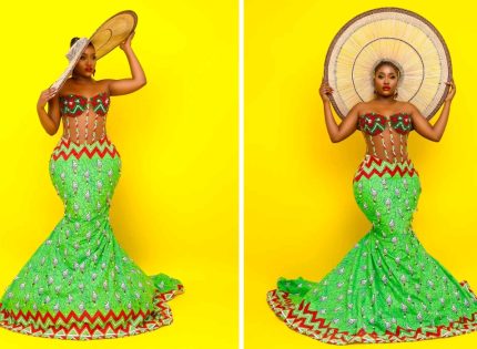 Video Vixen Tariro Gezi Breaks The Internet with Her Bedazzling Africa Day Outfit