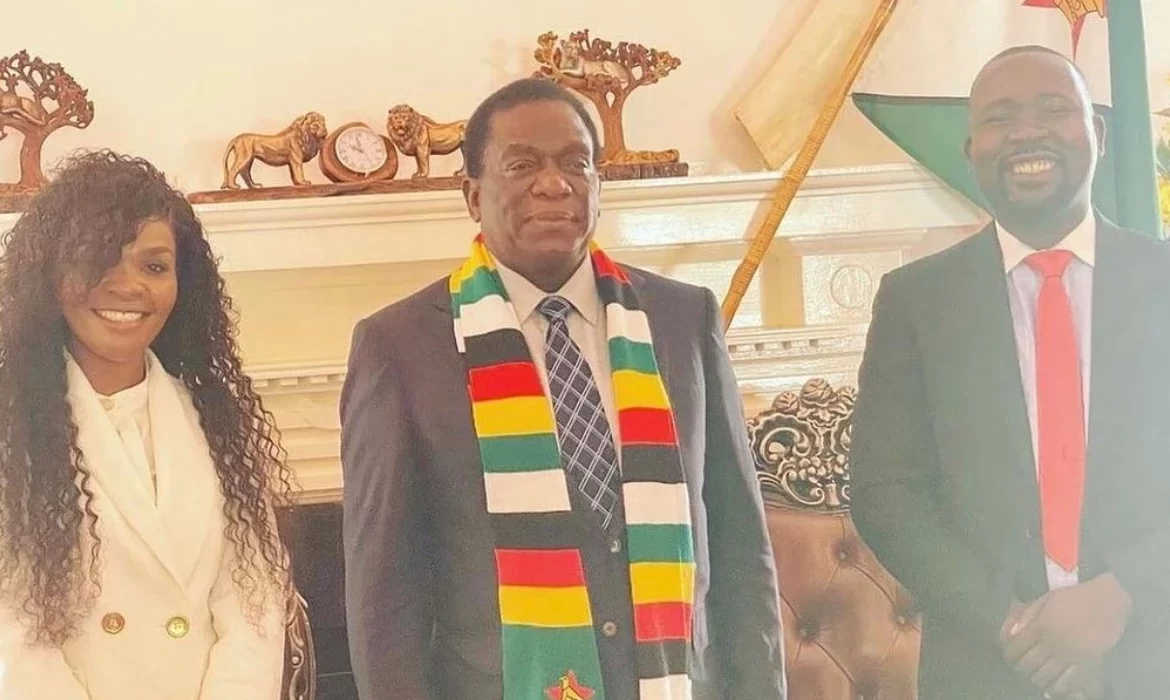 “Pamberi Ne ZANU PF”: Mai Titi Hits Back At Criticism Over Her Picture With President Mnangagwa