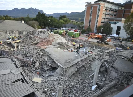 Race Against Time to Find Survivors in South Africa Building Collapse