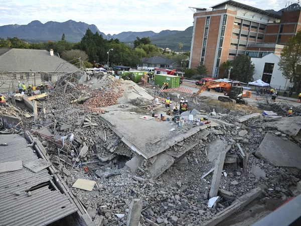 Race Against Time to Find Survivors in South Africa Building Collapse