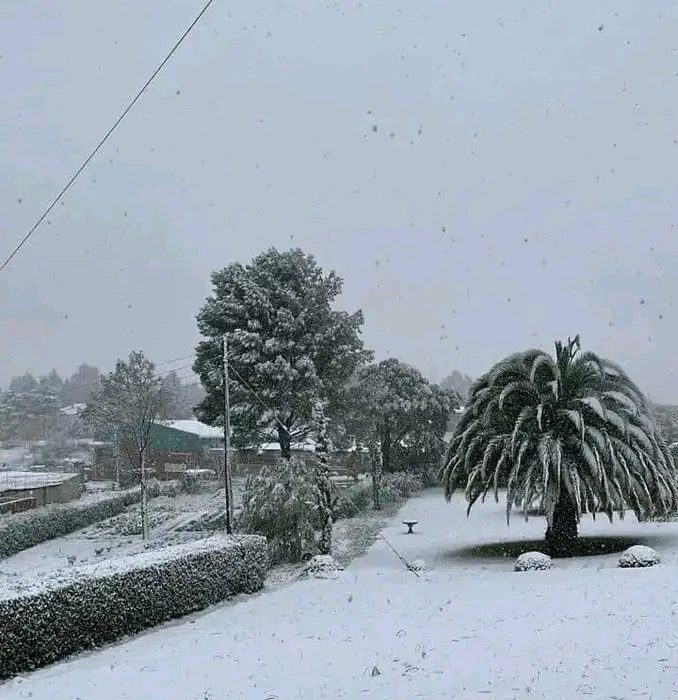 Snowfall Hits Lesotho