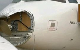 Hailstorm Damages Austrian Airlines Flight, Pilots Make Safe Landing