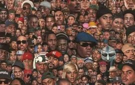 Name any five rappers from the picture below