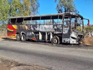 Passenger Escape Death As Inter-Africa Bus Catches Fire on Masvingo-Mutare Highway