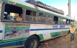 Train Collides With A Bus In A Freak Accident Along Lytton Road In Harare, One Feared Dead