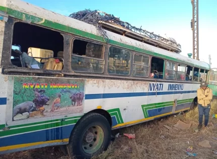 Train Collides With A Bus In A Freak Accident Along Lytton Road In Harare, One Feared Dead