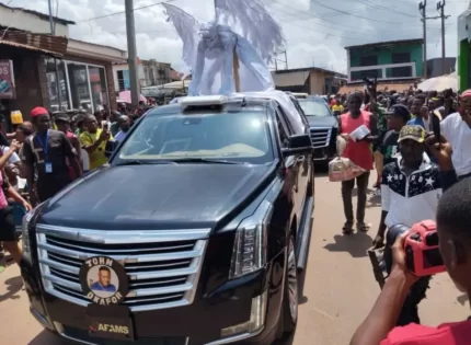 Video Showing The Moment Nigerian Actor Mr Ibu Was Buried In His Living Room Startles Fans