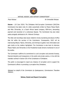 The Zimbabwe Anti-Corruption Commission says it will interview Chivayo and company over possible money laundering and other crimes.