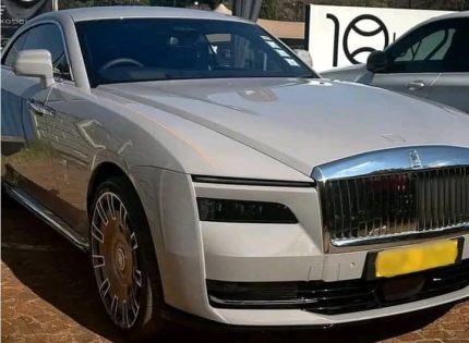 Another All-Electric 2024 Rolls Royce Spectre spotted in Harare