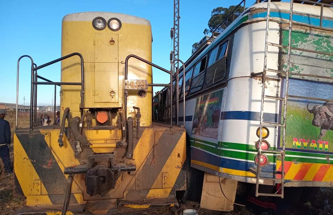 Train and Bus Collide in Harare, One Feared Dead