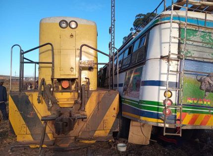 Train and Bus Collide in Harare, One Feared Dead