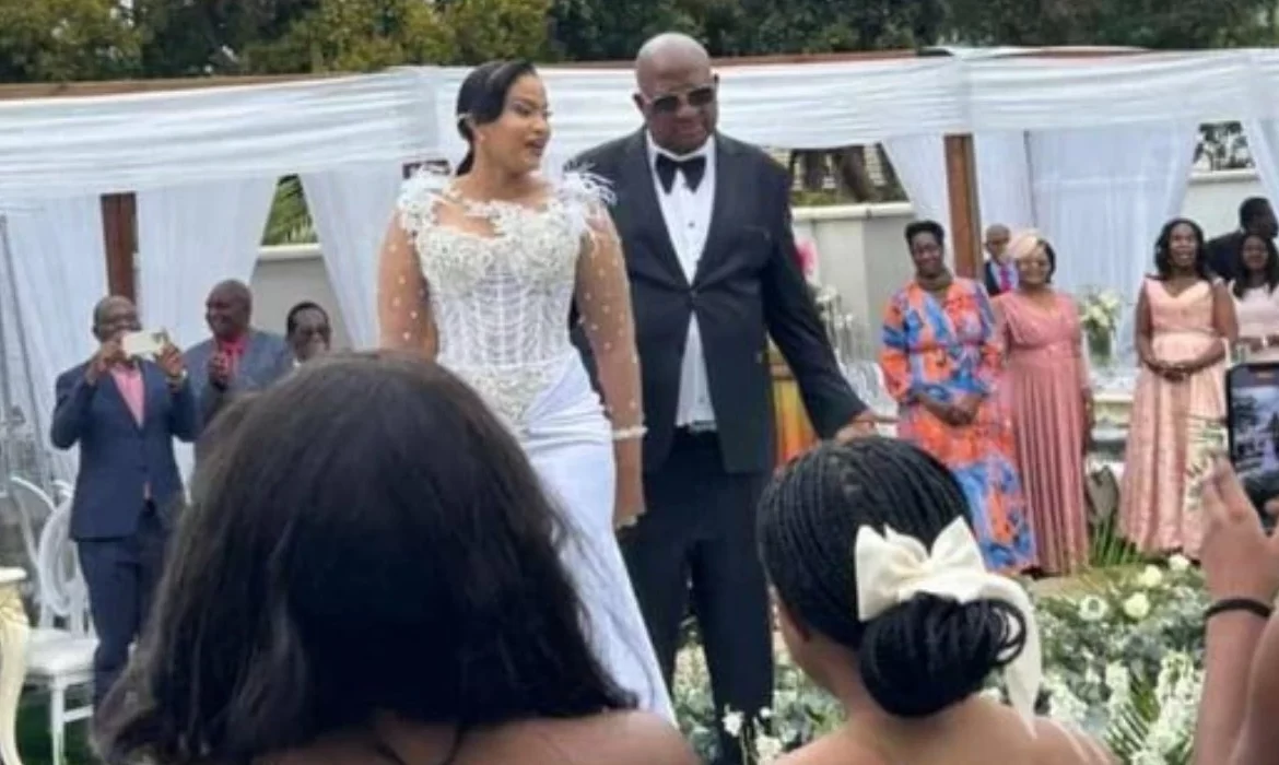 Flamboyant ZANU PF Politician Phillip Chiyangwa Remarries In A Secret Wedding