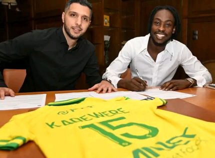 Tino Kadewere Extends Stay at FC Nantes