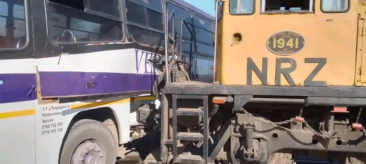 School Bus Collides with Train in Mutare, 15 Students Injured