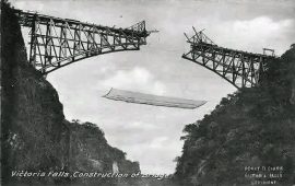 #ThrowbackThursday: Construction of the Victoria Falls Bridge