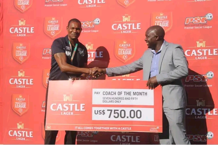 FC Platinum Coach Norman Mapeza Receives Coach of the Month Award