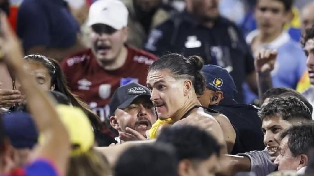 Uruguay’s Darwin Nunez Involved in Brawl with Colombia Fans