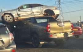 Daunting Sight as Cars Pile Up In Yet Another Terrible Accident At Mabvuku Turnoff