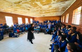 Vimbai Zimuto Returns to Former School to Spread Anti-Substance Abuse Message