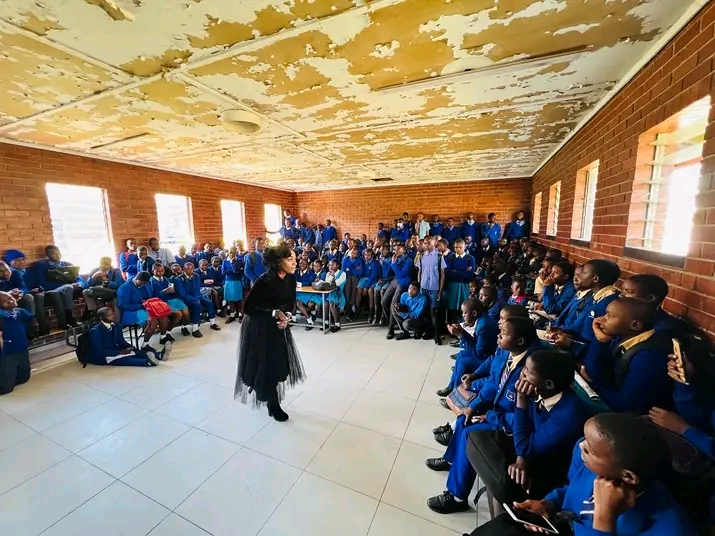 Vimbai Zimuto Returns to Former School to Spread Anti-Substance Abuse Message