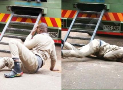 Social Media Erupts with Reactions After Mike Chimombe Slips and Falls at Court