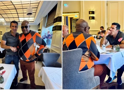 WATCH: Phillip Chiyangwa Living His Best Life With His New Wife At The EURO In Germany