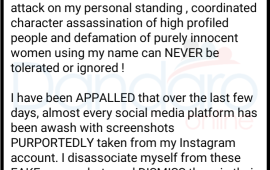 Sir Wicknell Denies Authenticity of Leaked Social Media Screenshots