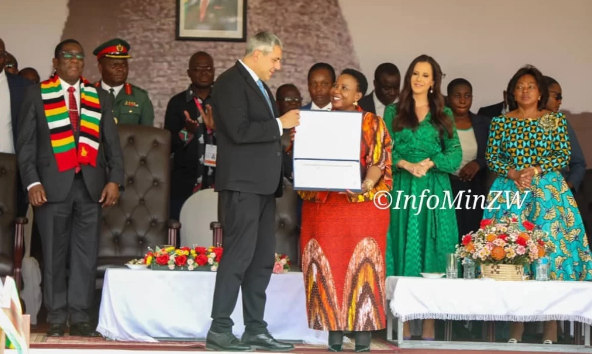 President Emmerson Mnangagwa and First Lady Dr Auxillia Receive Awards At Regional Gastronomy Forum