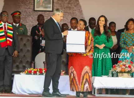 President Emmerson Mnangagwa and First Lady Dr Auxillia Receive Awards At Regional Gastronomy Forum