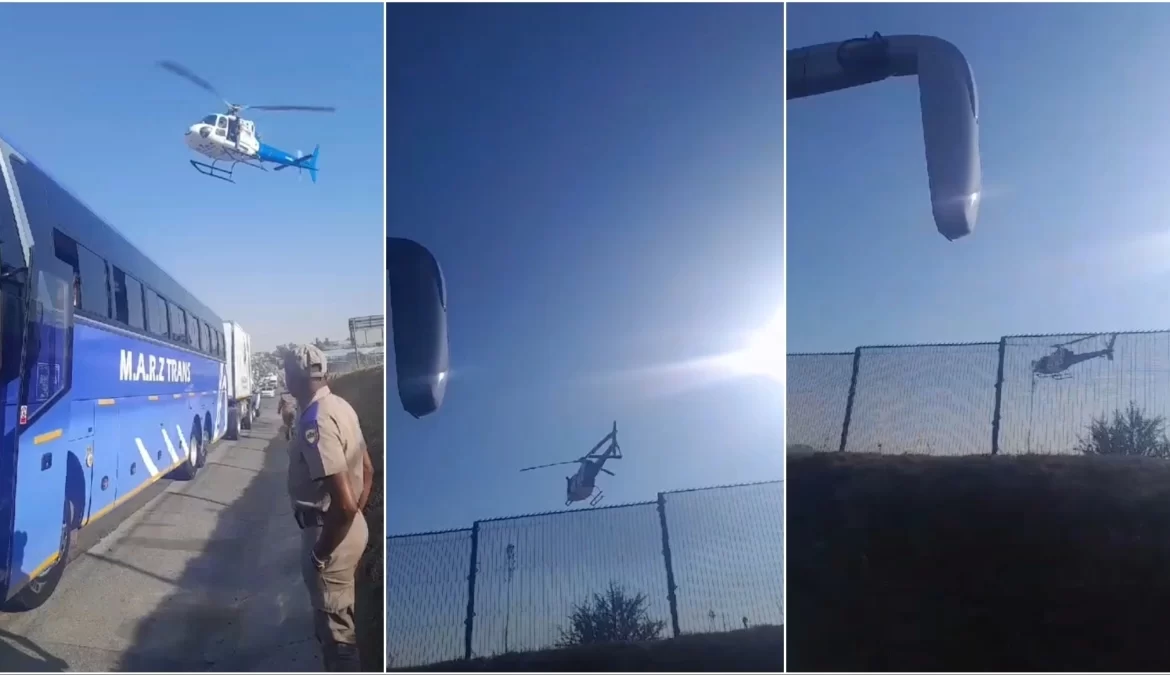 Here Is Why South African Police Chased A Zimbabwean Bus With A Helicopter And Guns