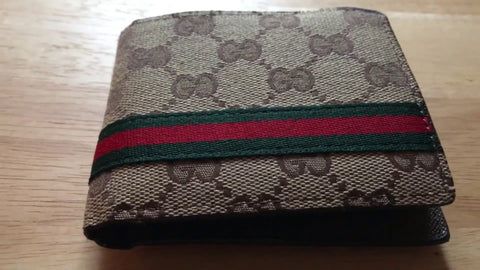 How to spot a fake Gucci wallet