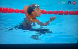 16 Year Old Nigerian Swimmer Adaku Nwandu Shines in Paris 2024 Olympics