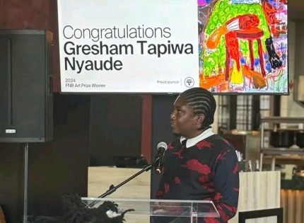 Zimbabwean Artist Gresham Tapiwa Nyaude Takes Top Honors at 2024 FNB Art Prize