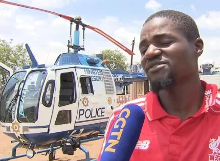 Meet Hendrick Chebanga, The Zimbabwean Artist Who Created A Helicopter And Cars In South Africa