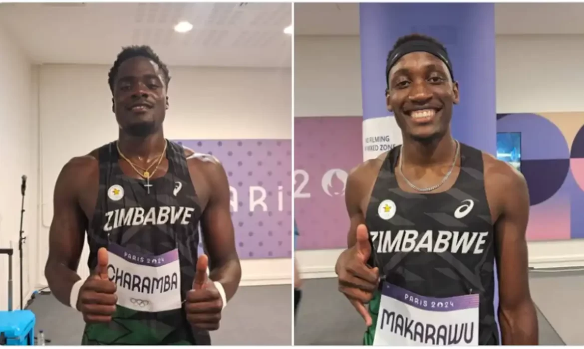 Zimbabwe’s Pride: Charamba and Makarawu Make History, Qualify For 200m Final at Paris Olympics