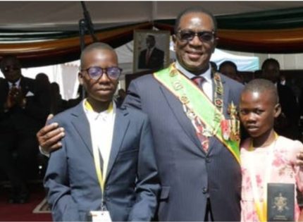 President Emmerson Mnangagwa Awards Heroic Truck Driver Sirizani Butau the Gold Cross of Zimbabwe for Saving Lives from Burning Bus