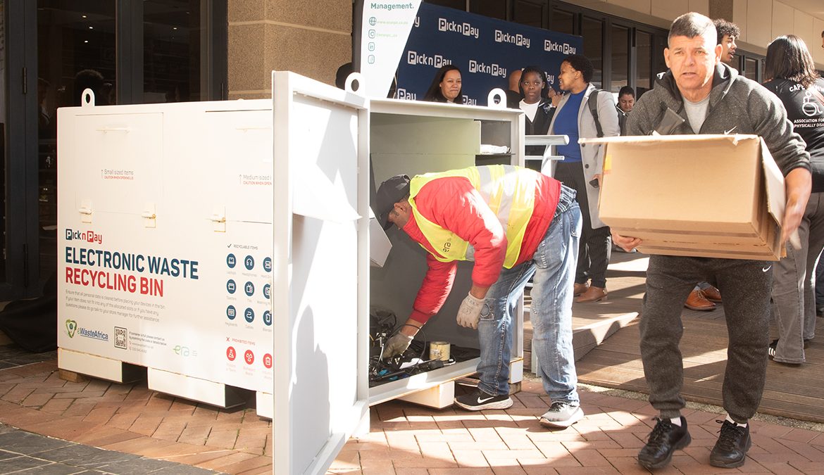 Pick n Pay employs disabled people to manage e-waste